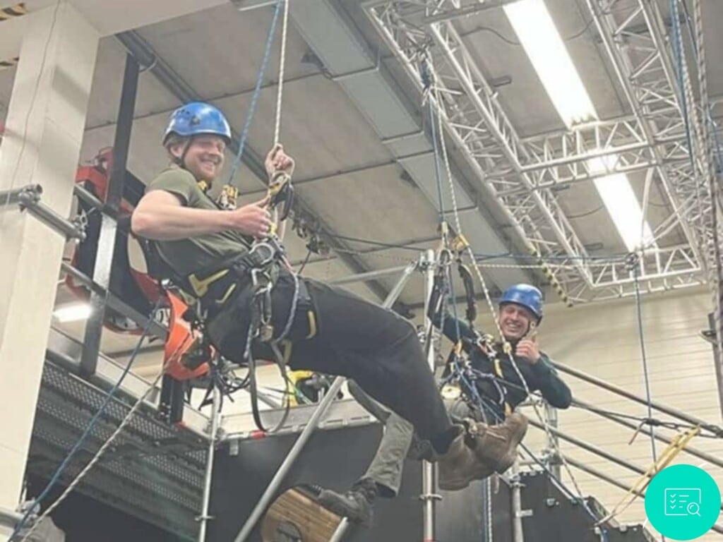 rope access Kevin Geestman Iebe Hamers